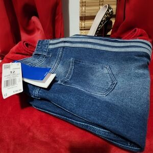Adidas Denim Midi Skirt - Size 12